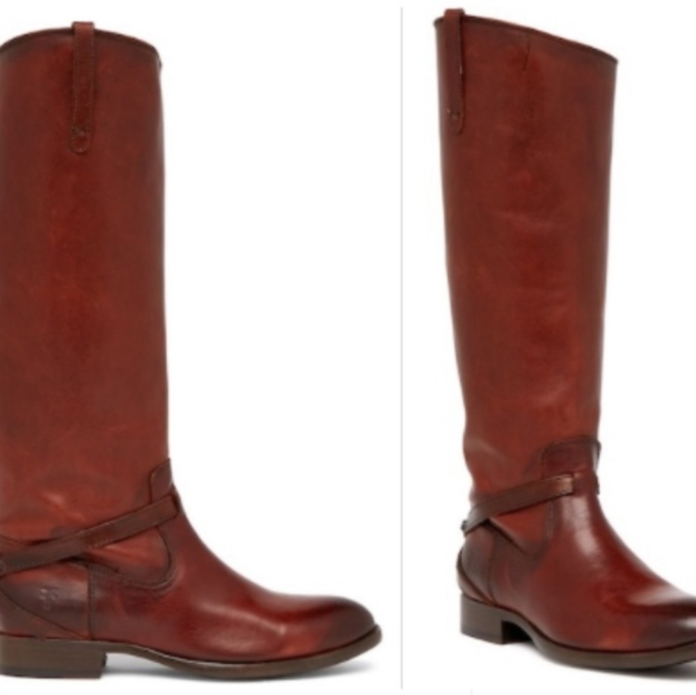 FRYE WOMEN'S LINDSEY PLATE LEATHER RIDING BOOTS